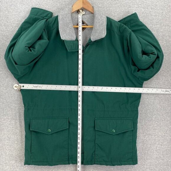 Nemesis Jacket Mens Large Green Chore Coat Union Made USA Arctic Fleece Lined - Picture 11 of 14